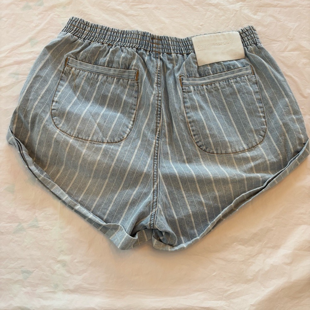 One Teaspoon Le Stripe Hunters Relaxed Shorts size XL - Picture 5 of 11